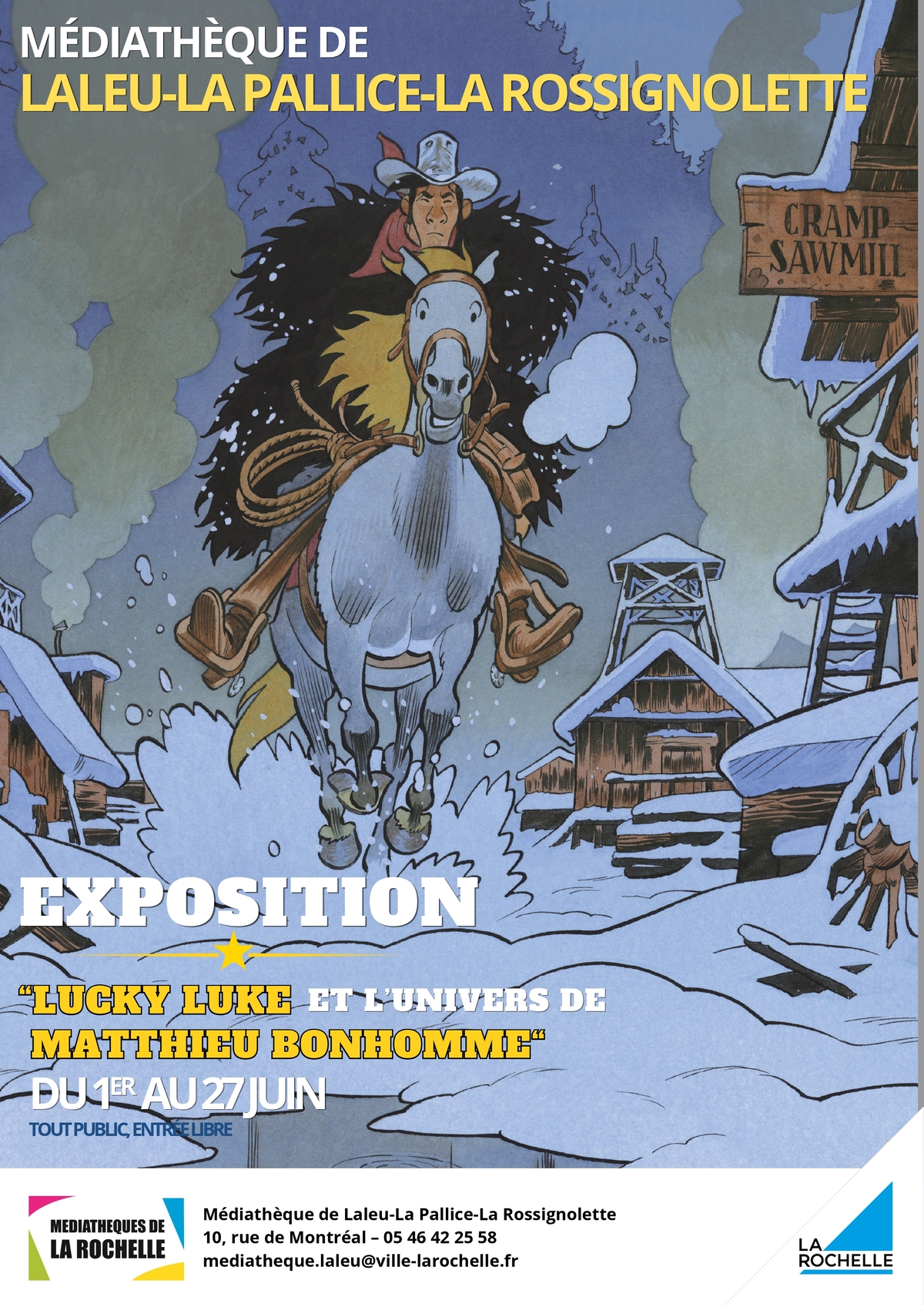 Exposition - Lucky Luke et l'univers de Matthieu Bonhomme
