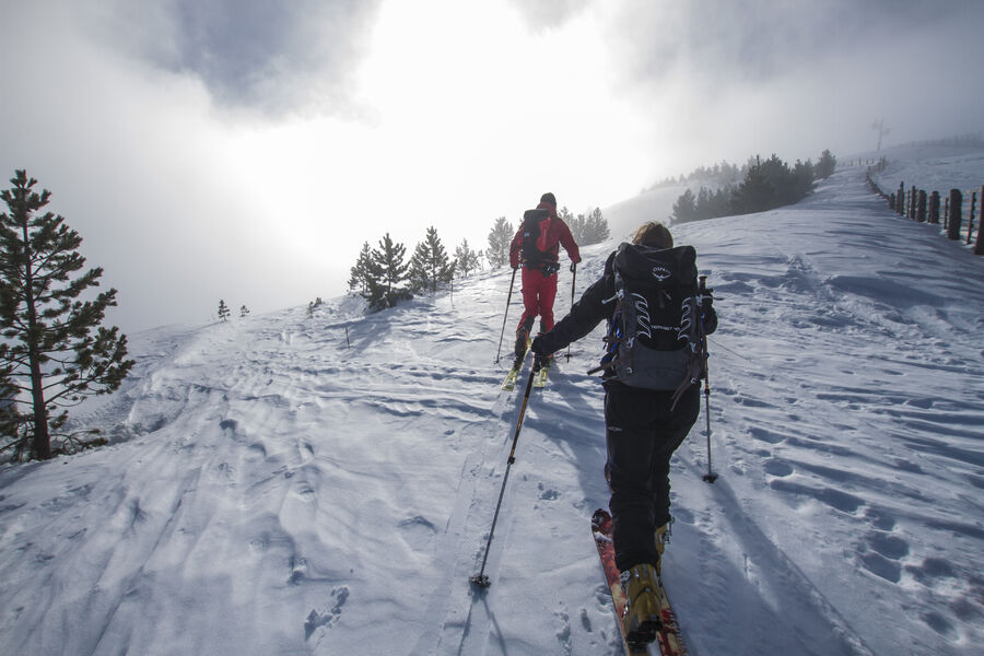 Initiation au ski de randonnée Chabanon hiver Blanche Serre-Ponçon