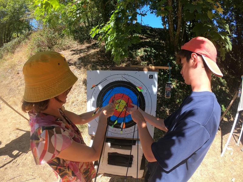 ecole de pagaie du Velay Tir à l'arc jeunes.JPG