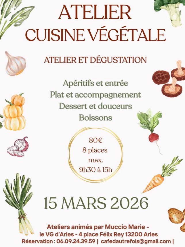Atelier cuisine végétale