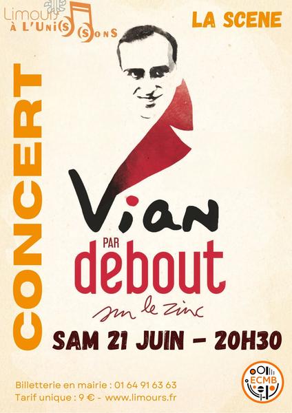 Concert, Vian par Debout sur le Zinc