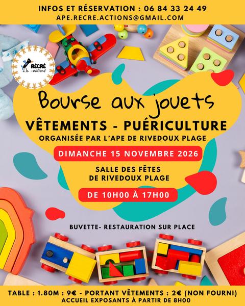 Bourse aux jouets et aux vêtements