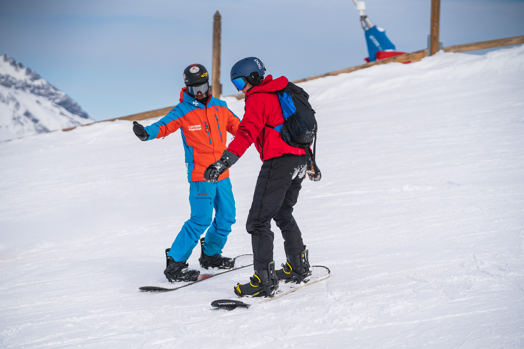 cours de snowboard megève 