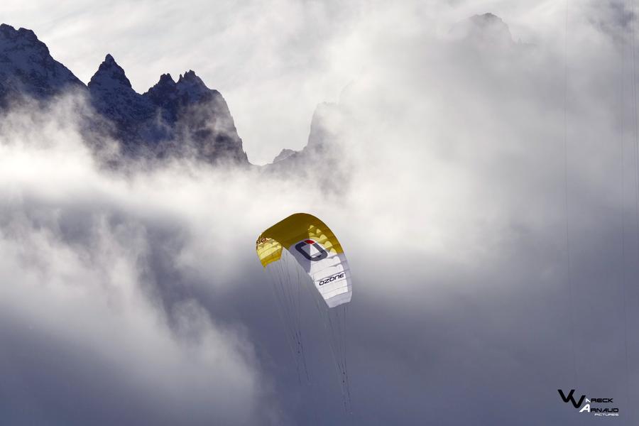 Snowkite Masters 2026 - Col du Lautaret_Villar-d'Arêne - © Warek Arnaud