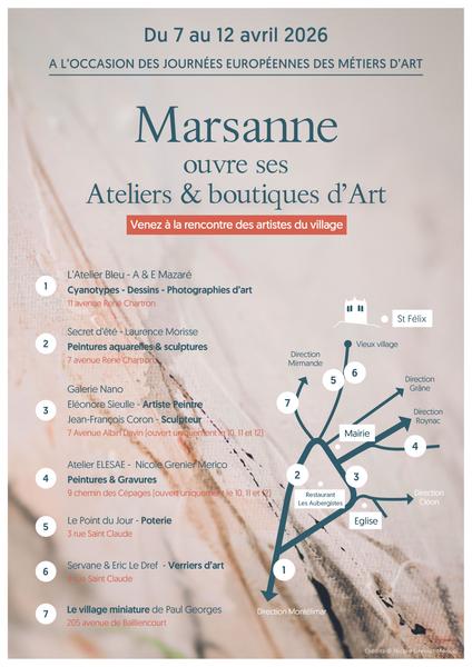 Journées Européennes des Métiers d'Art à Marsanne_Marsanne