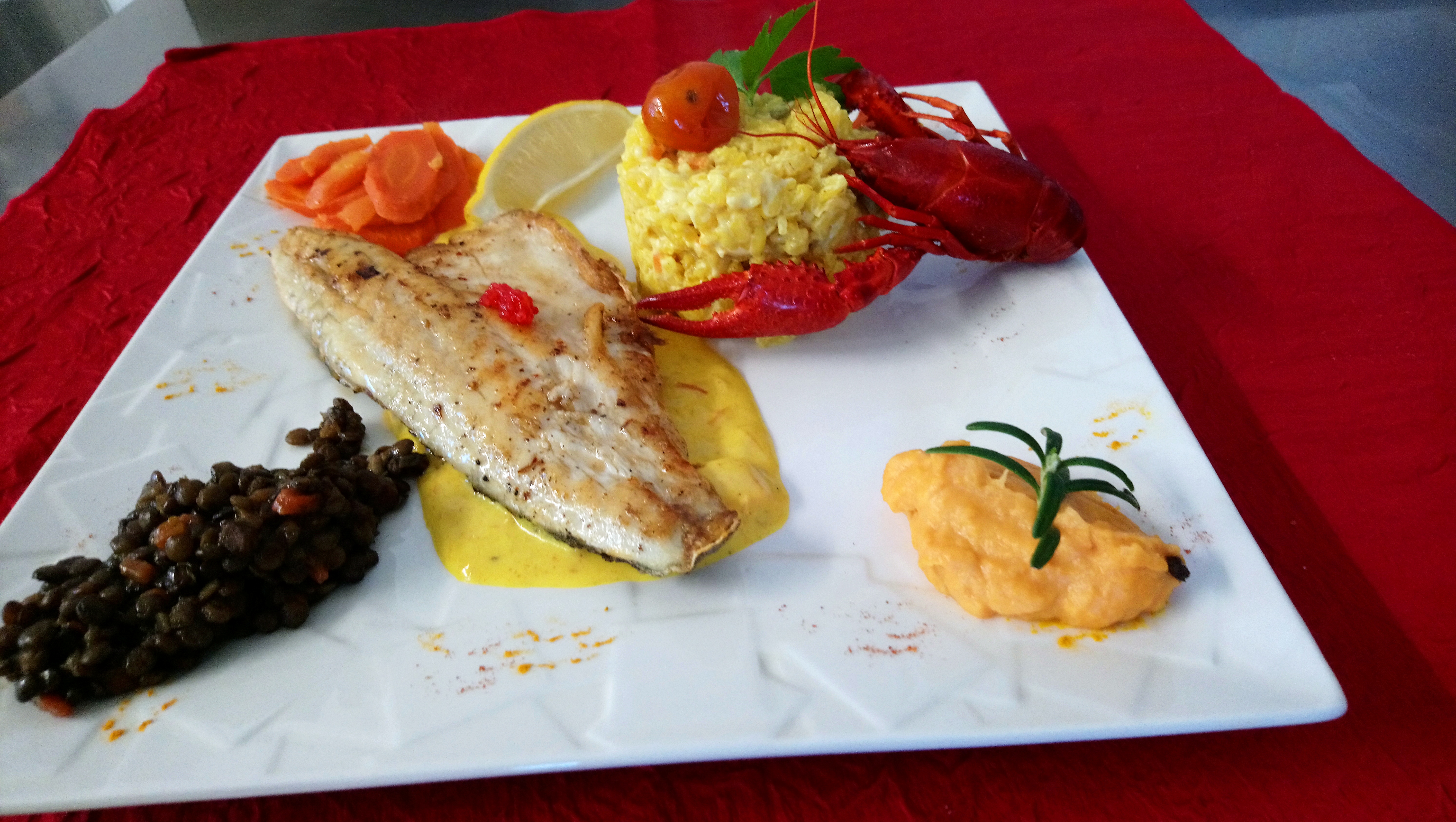 Poisson du restaurant