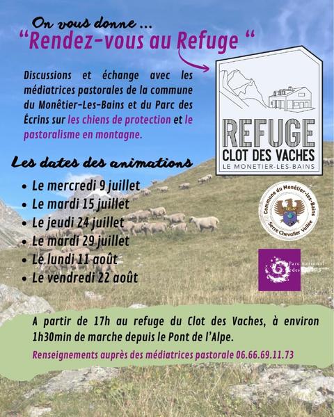 Rendez-vous au Refuge du Clot des Vaches_Le Monêtier-les-Bains