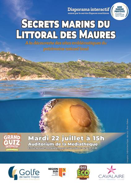 Diaporama interactif : Secrets marins du littoral des Maures_Cavalaire-sur-Mer