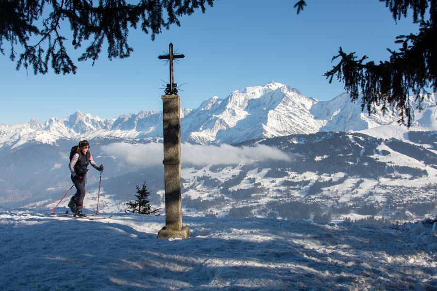 Itinéraire ski de randonnée : Le Plan des Dames_Combloux