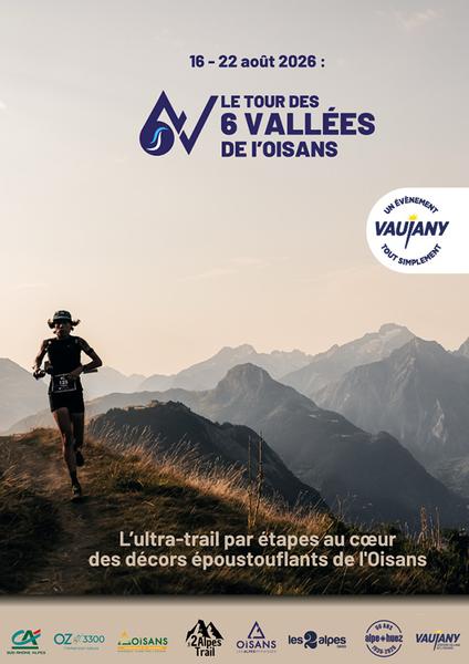 Passage du "Trail des 6 vallées de l'Oisans"