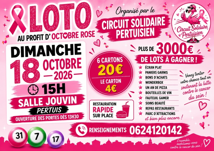 Loto Octobre Rose
