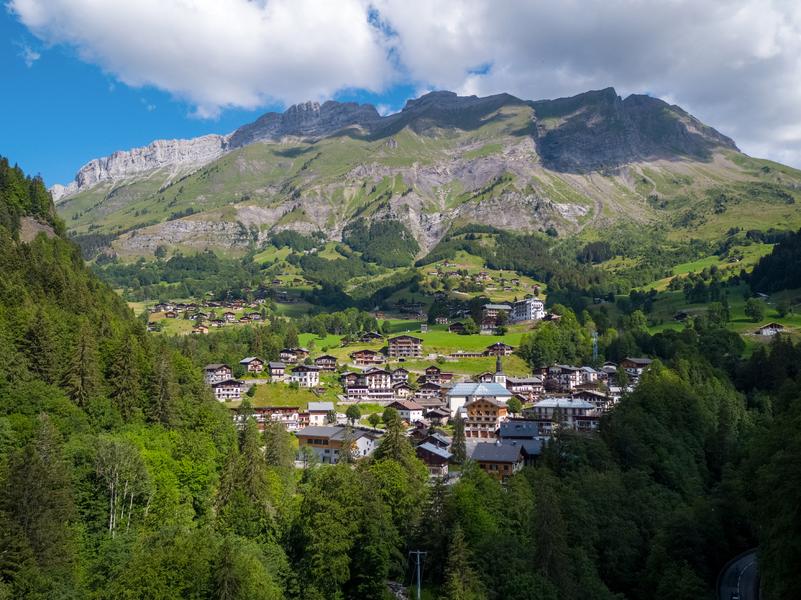 La Giettaz en Aravis_village en été
