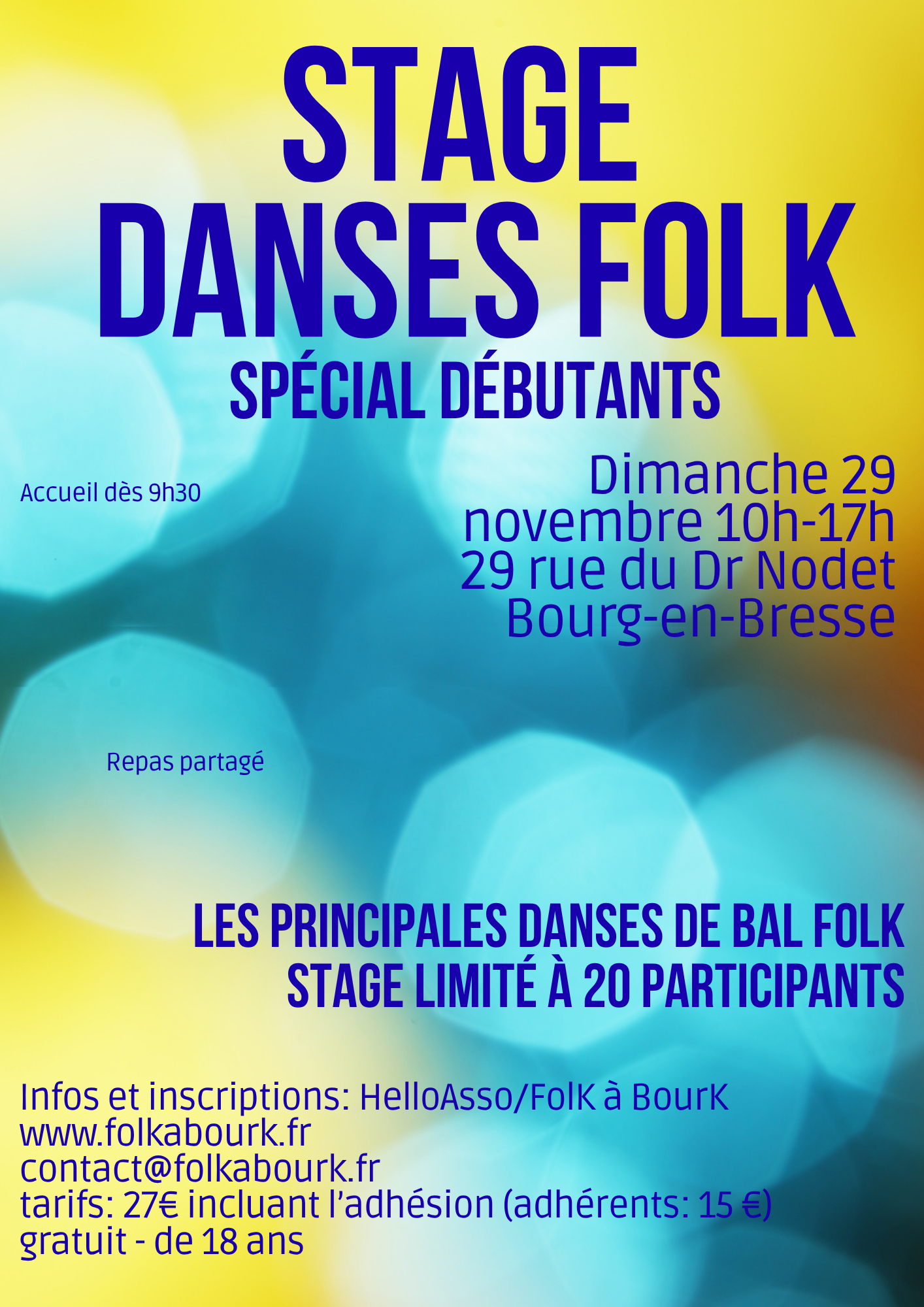 Stage danses de bal folk pour les débutants