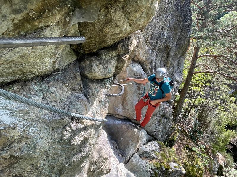 Via ferrata et repas_Saint-Georges-en-Couzan