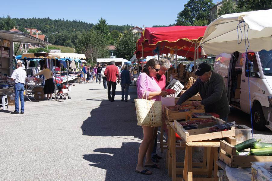 Marché en été Marché en été