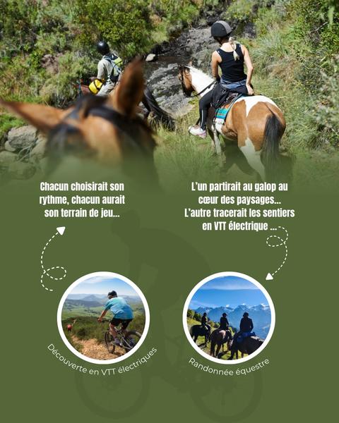 Trek Duo Passion VTTae et Equitation dans les Aravis_Le Grand-Bornand