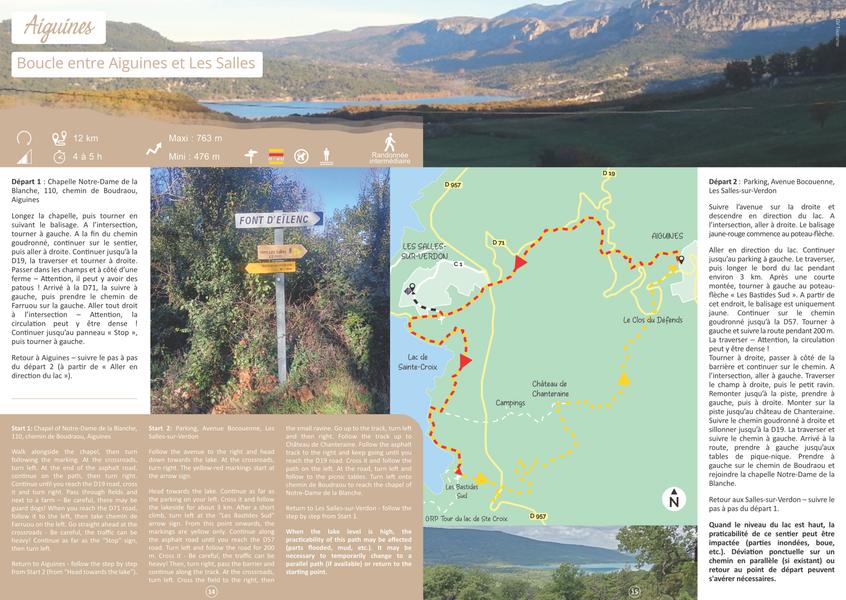 Boucle entre Les Salles et Aiguines