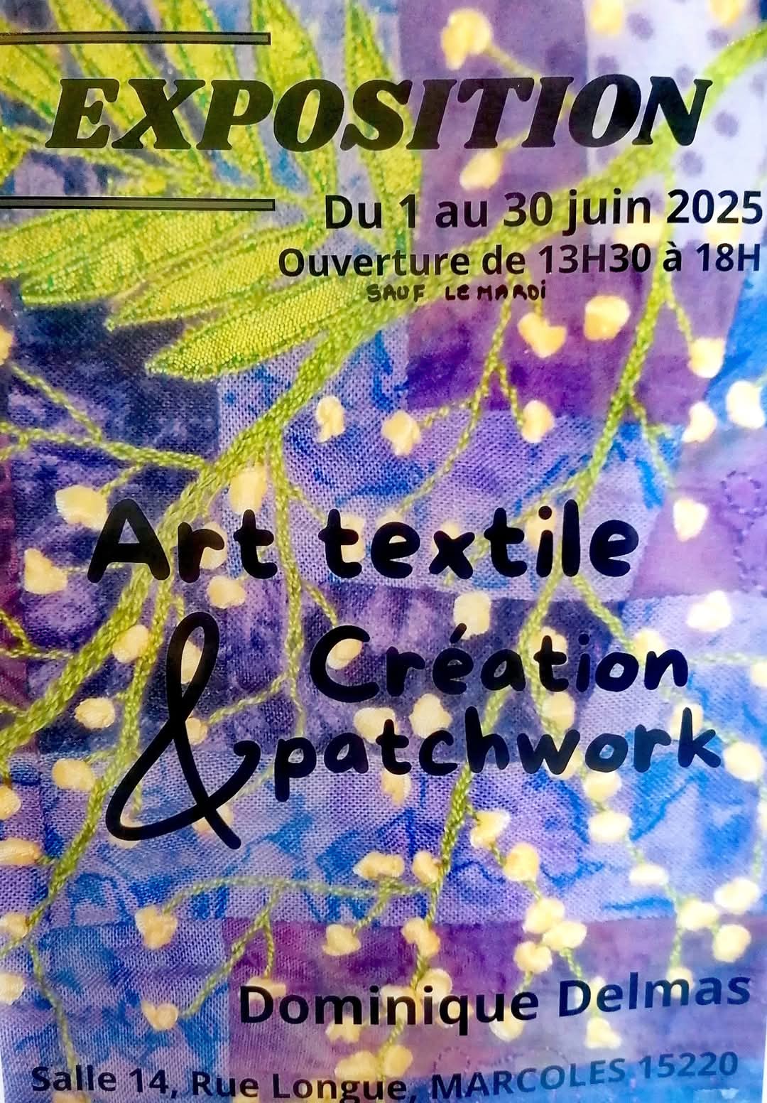 Exposition Art Textile et création patchwork