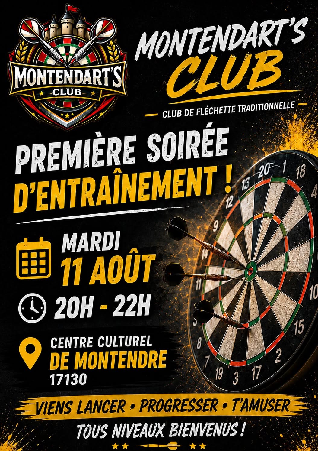 Première soirée d'entraînement !