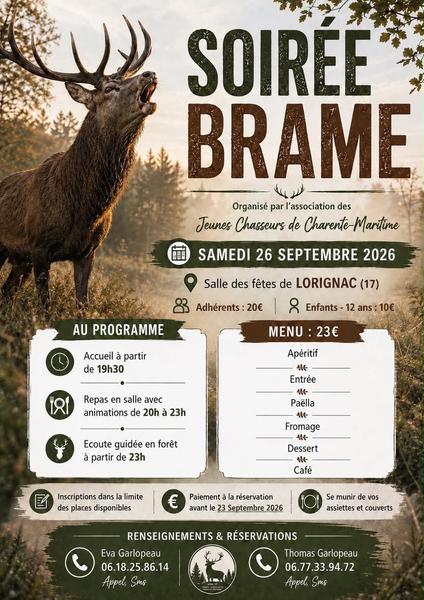 Soirée brame