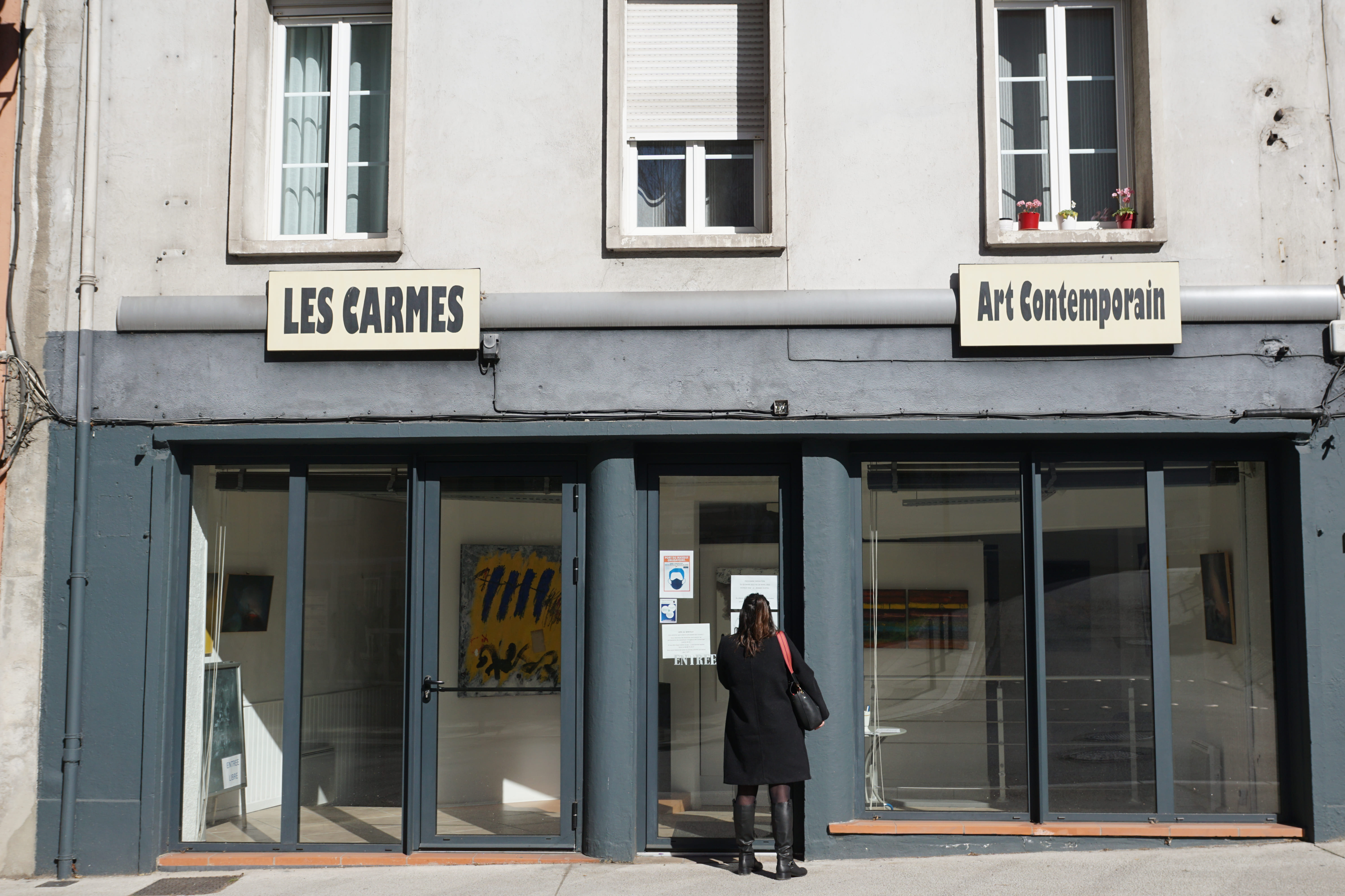 Devanture Galerie des Carmes à Pamiers