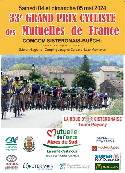 33ème Grand Prix des Mutuelles de France Alpes du Sud "Pays Sisteronais-Buëch"