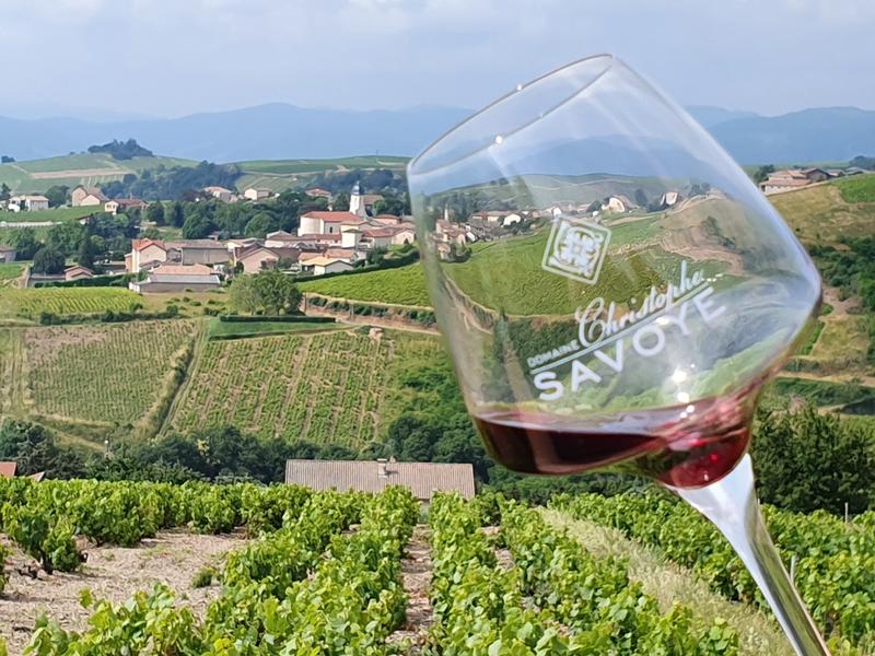 atelier œnologie Chiroubles Christophe Savoye dans Beaujolais