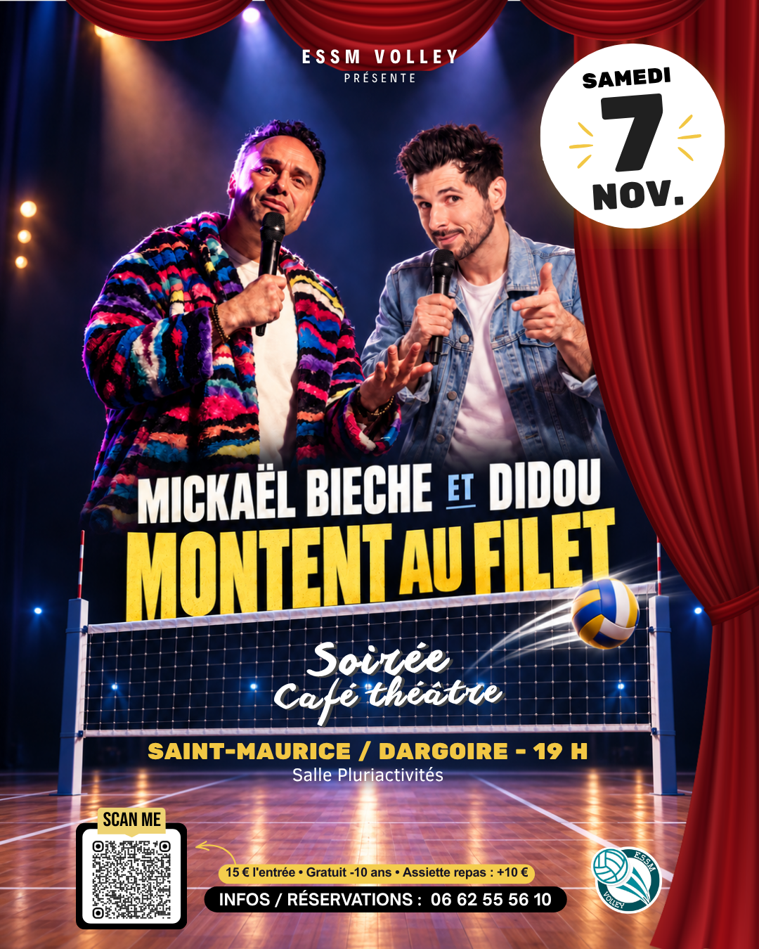 Soirée café-théâtre_VolleyClub_Chabanière St Maurice sur Dargoire