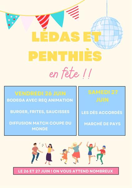 Lédas et Penthies en fête