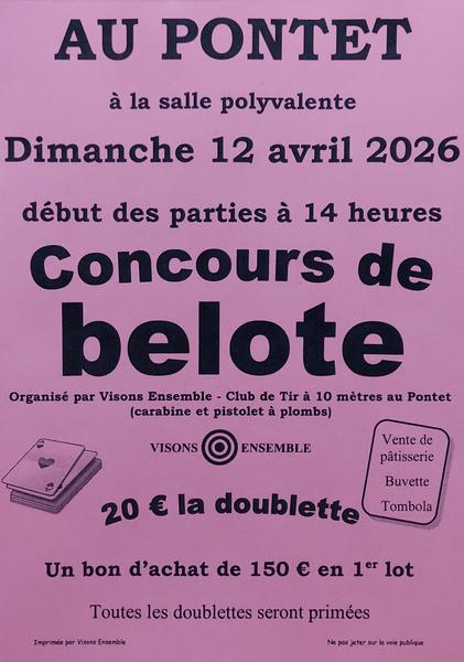 Concours de belote