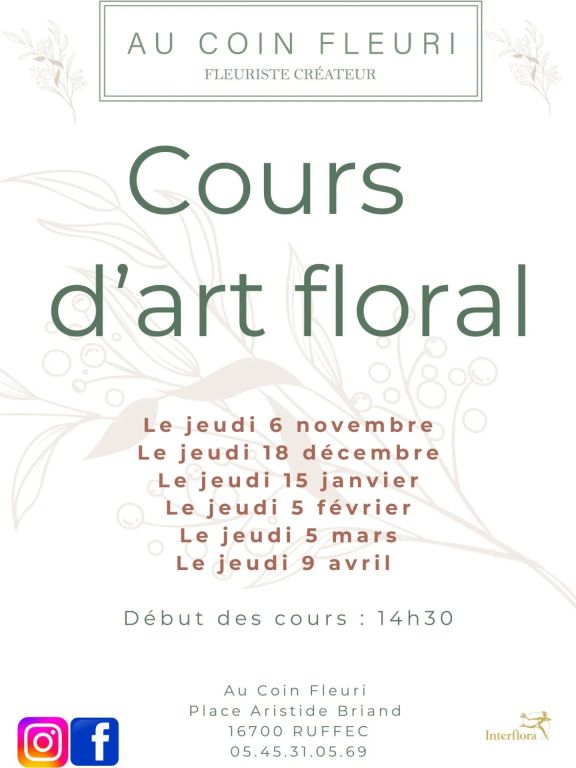 Cours d'art floral