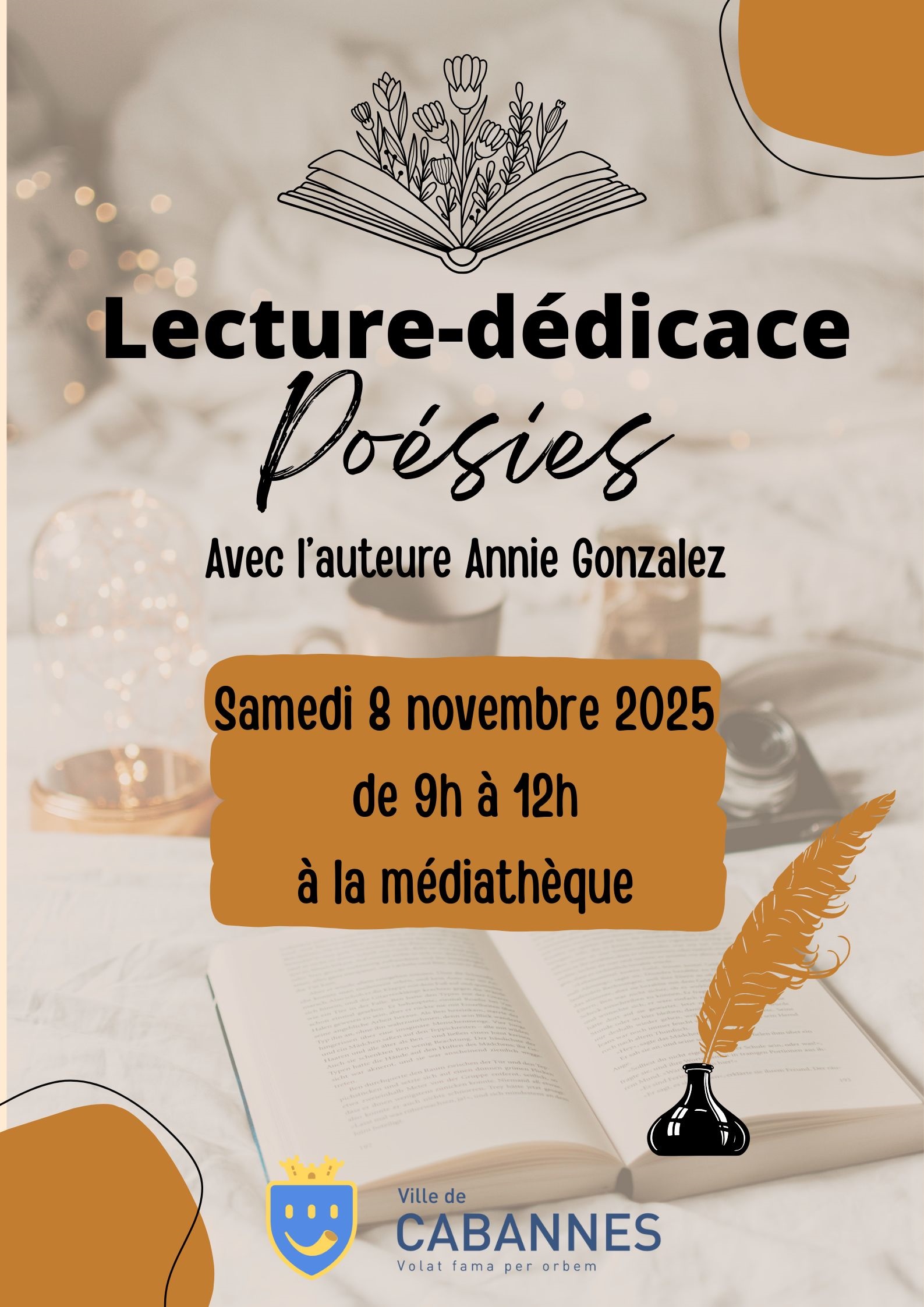 Lecture - dédicace Poésies