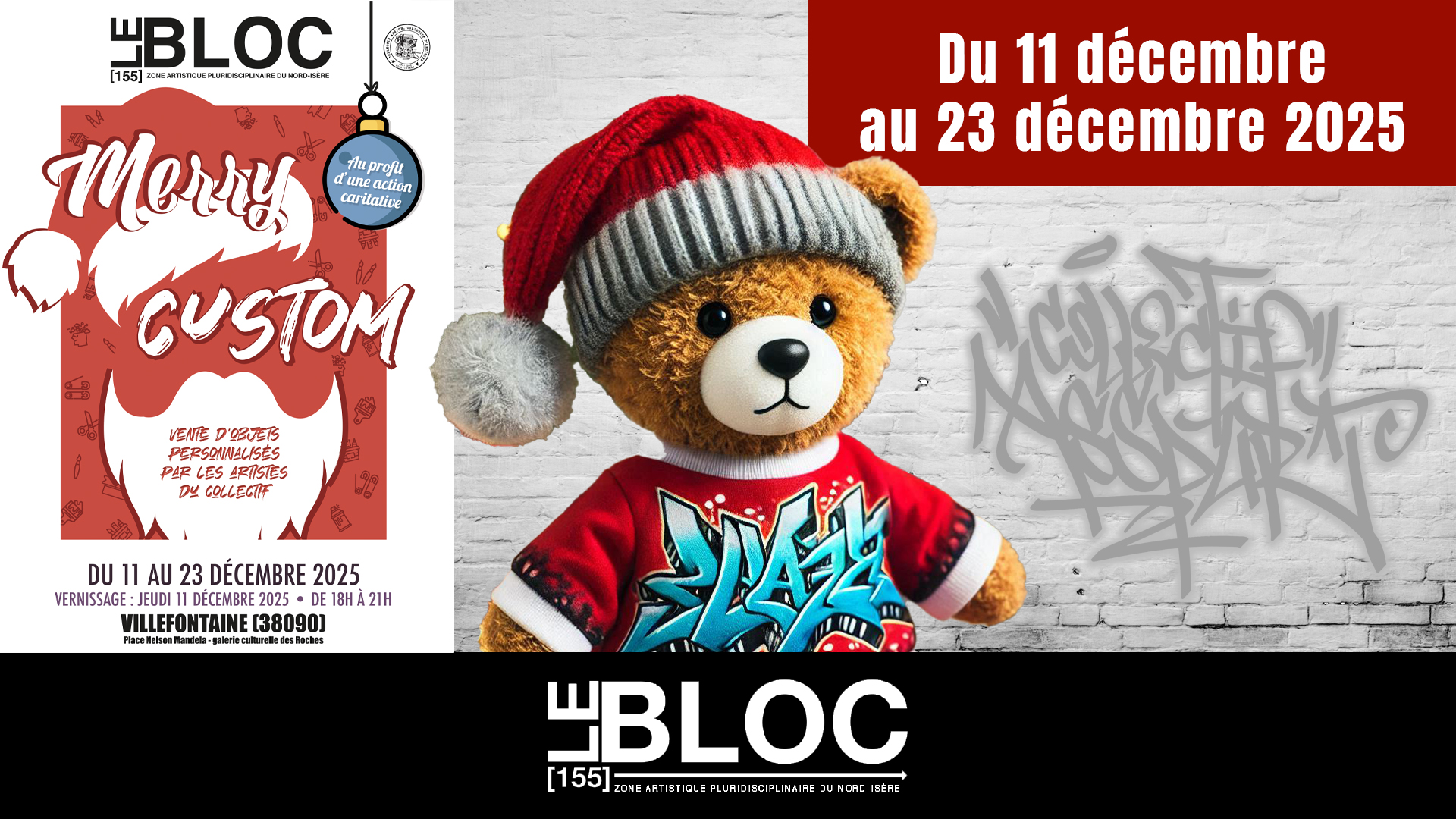 Exposition collective et caritative : Merry Custom