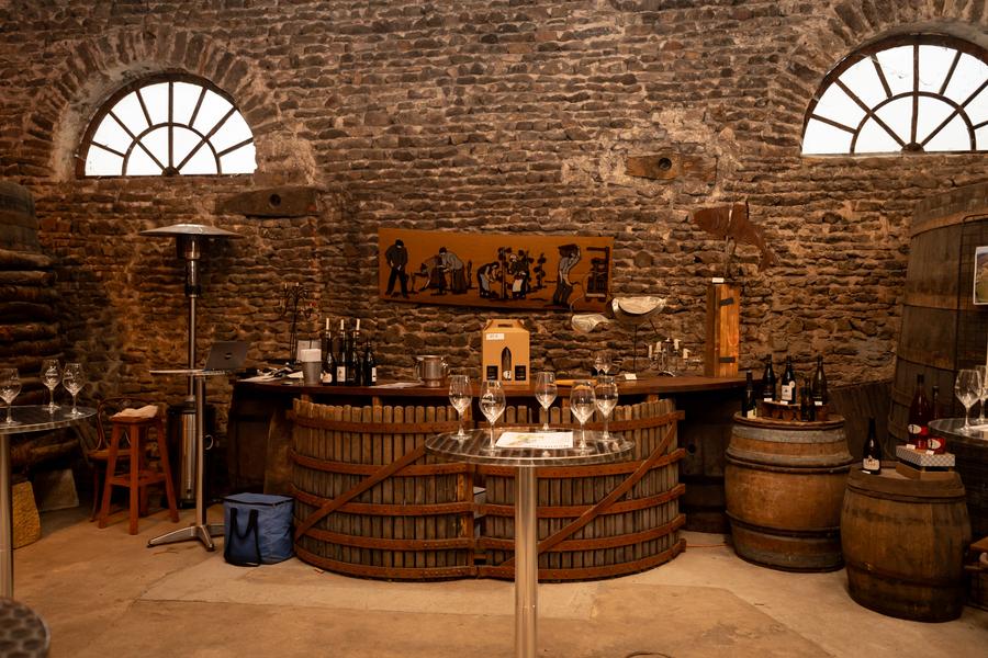 Dégustation au cuvage