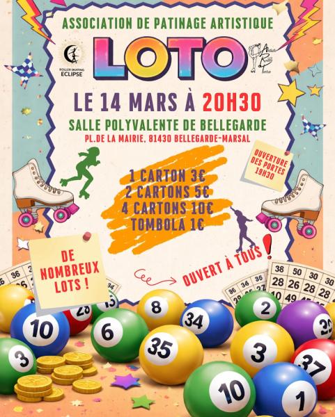 Loto de l'association de patinage