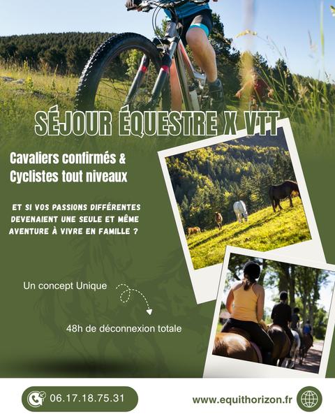 Trek Duo Passion VTTae et Equitation dans les Aravis_Le Grand-Bornand