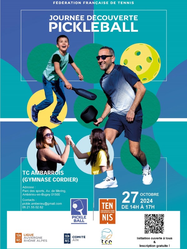 Affiche découvert pickleball