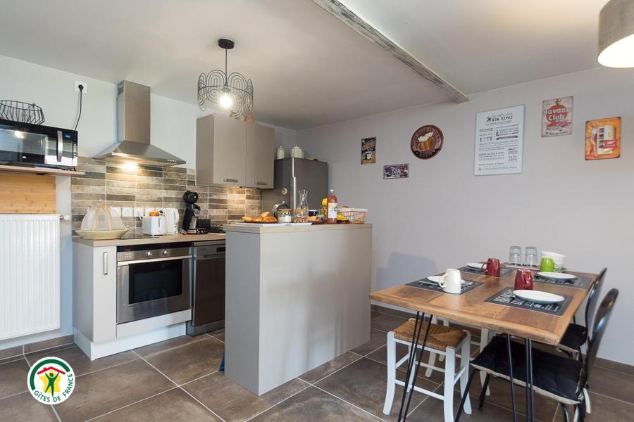 l espace cuisine séjour