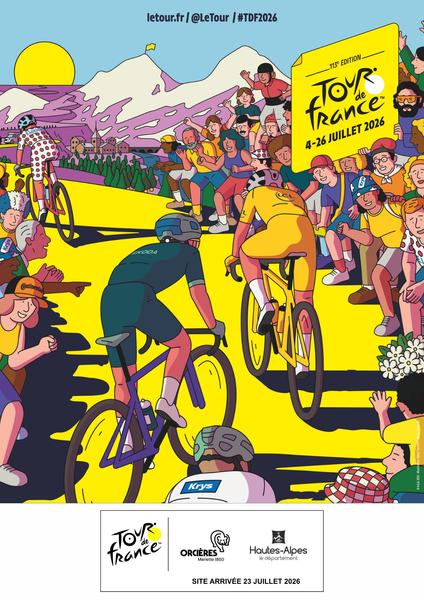Le Tour de France - Orcières ville d'arrivée_Orcières
