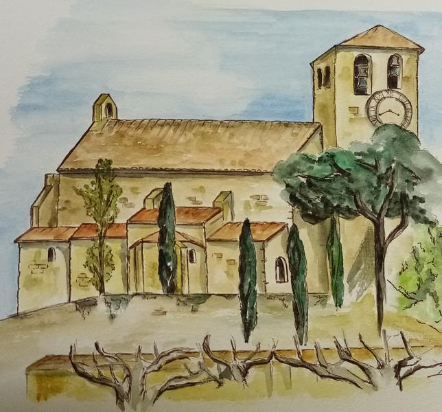 Dessiner la ville sur le vif à Bollène>