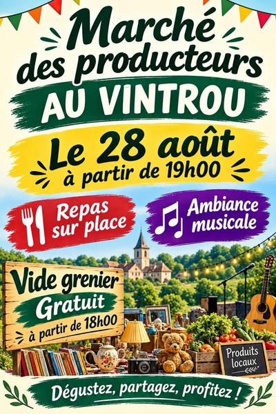 Marché des producteurs au Vintrou