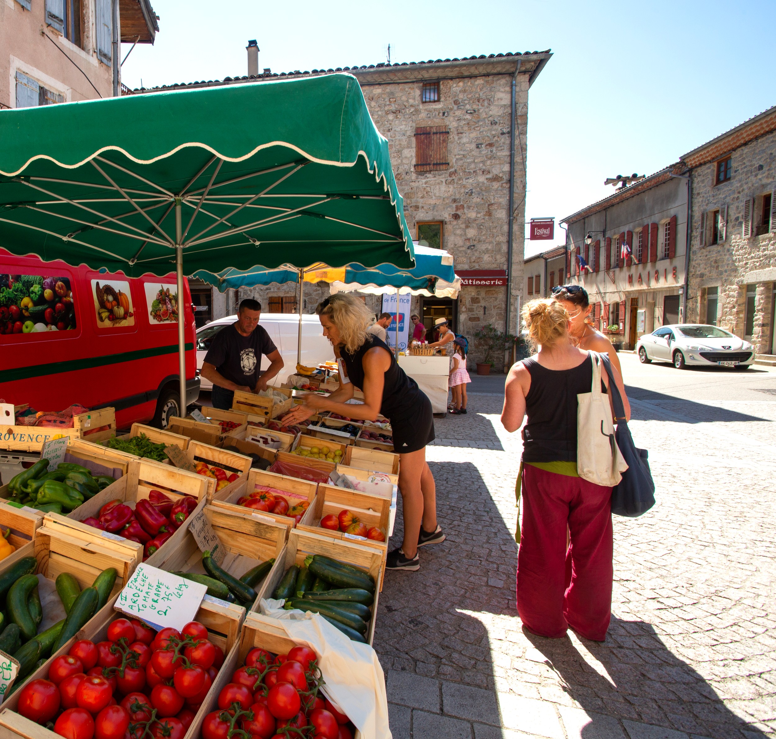 Marché d'été de Burzet