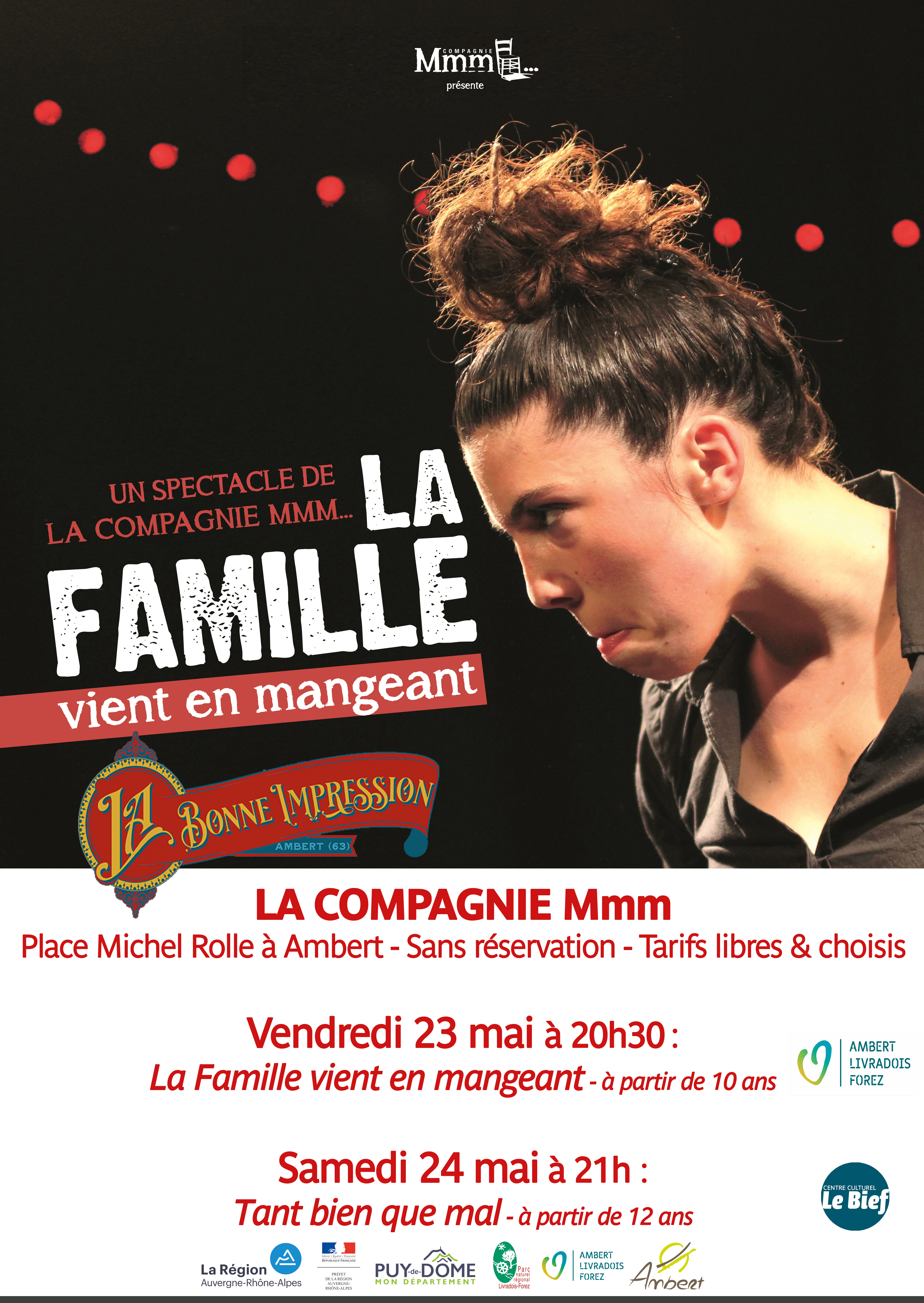 Spectacle La Famille vient en mangeant de la Cie Mmm