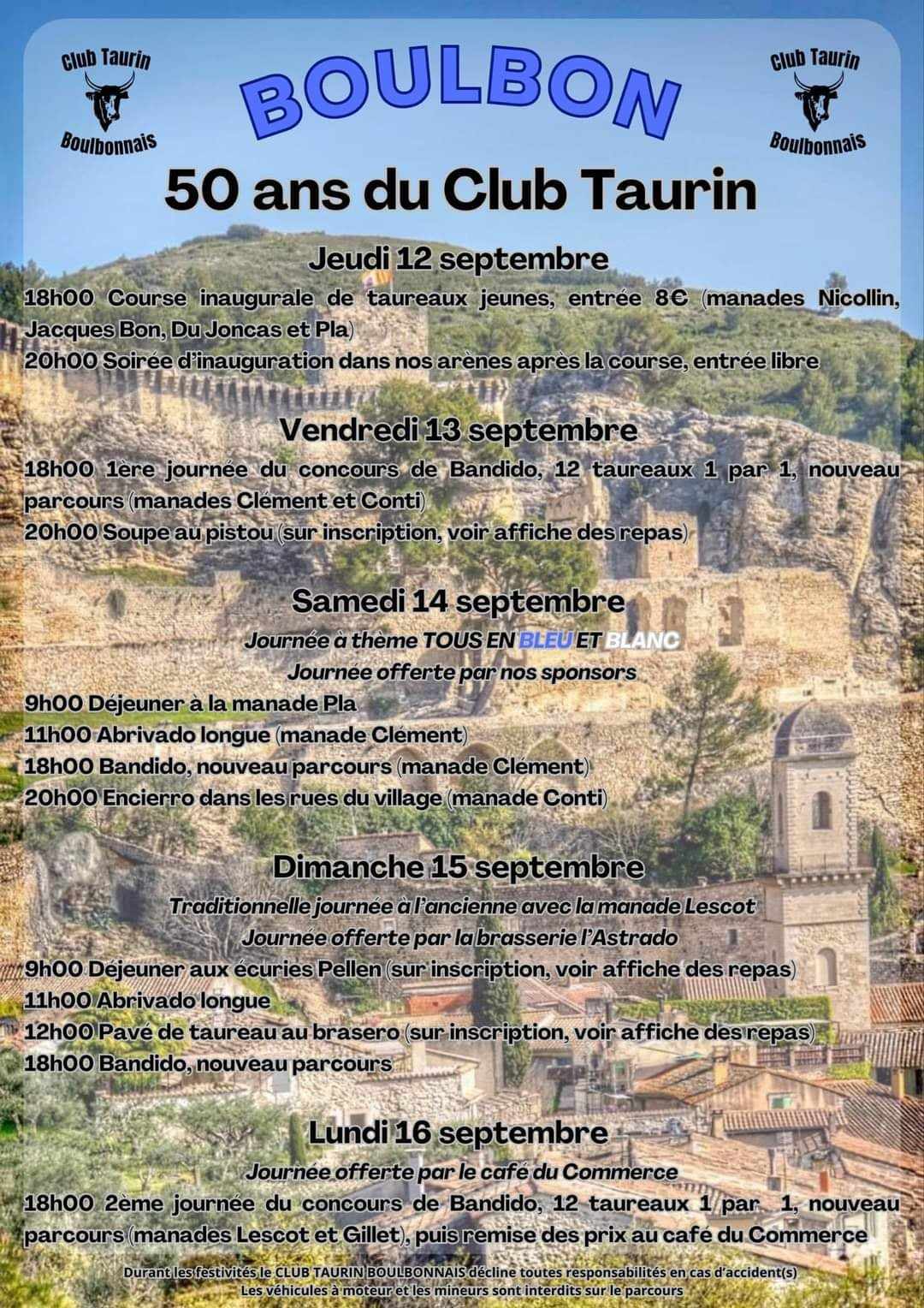 50 ans du Club Taurin Boulbonnais