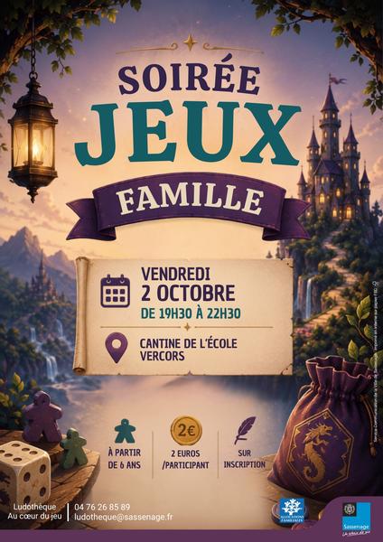 Soirée jeux familles