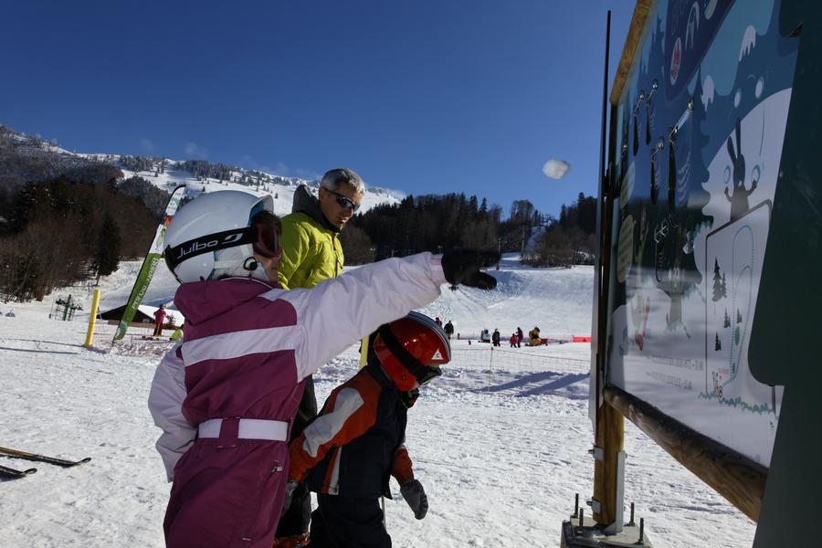 Espace ludique : Balade boule de neige 