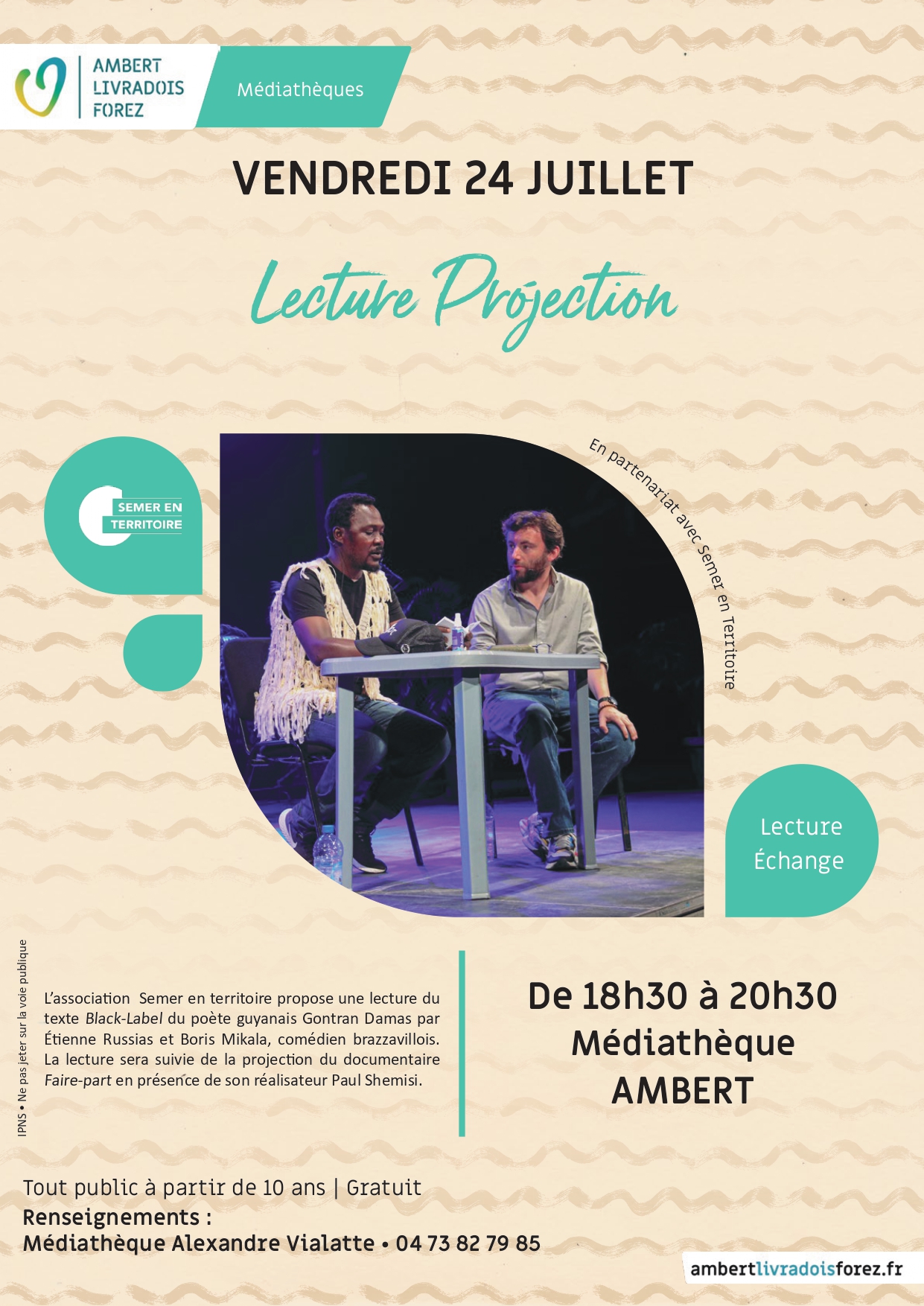 Black-Label – lecture et projection