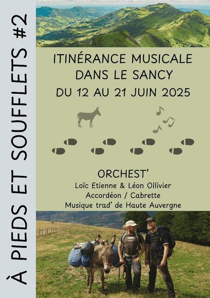 Itinérance musicale : À pieds et soufflets - Duo Orchest'