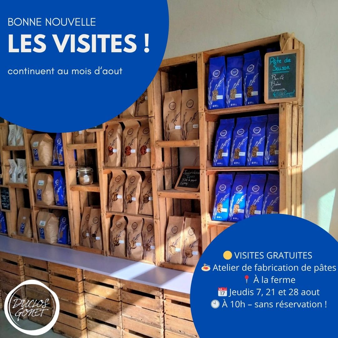Visites programmées en Août