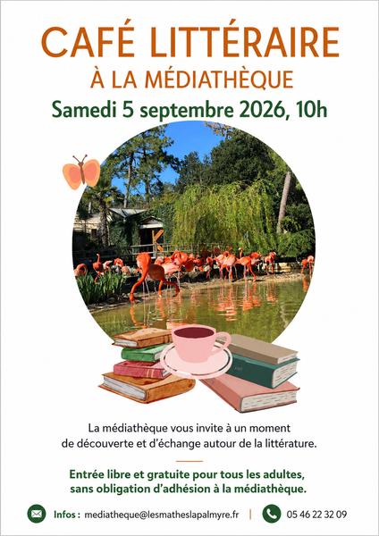 Café littéraire à la médiathèque